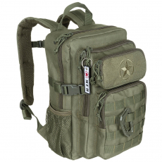 Batoh dětský MFH US  Assault Youngster / 15L / 23x37x22cm OD Green