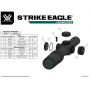 Puškohled Vortex Strike Eagle 1-8x24 30mm AR-BDC3 (MOA) - verze 2020