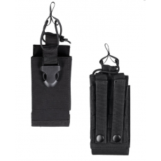 Pouzdro MOLLE na vysílačku MilTec / 7x3x15cm Black