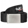 Opasek Fox Outdoor Web s kapsou na peníze 4cm / 120cm Black