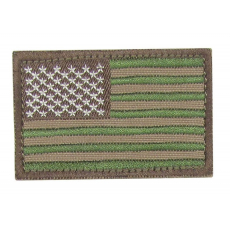 Nášivka na suchý zip Condor USA Flag - MultiCam /75x50mm