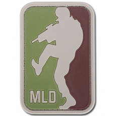 Nášivka na suchý zip 4TAC Major League Doorkicker - Olive/Brown /50x74mm