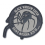 Nášivka na suchý zip 101 Inc. Black Widdow Eater - Grey / 90x80mm