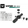 Puškohled Vortex Viper PST GENII 1–6x24 30mm SFP VMR-2 MRAD
