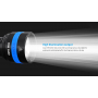 Potápěčská svítilna (sada) XTAR D06 1600 / 1600Lm / 430m / IPX8 (100m) / včetně Li-Ion 18650 / 185gr