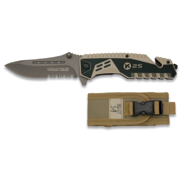 Nůž K25 Attraction 2 Coyote-Black / 8.9cm