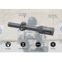 Puškohled Vector Optics Continental 30mm 1-8x24 Tactical ED MRAD