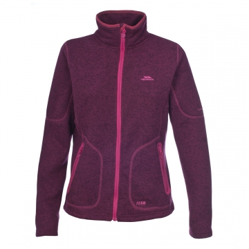 Likvidace skladu! Dámská fleecová bunda Trespass Cardigan / AT300 (380gsm) Plum M