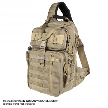 Batoh přes rameno Maxpedition Kodiak Gearslinger (0432) / 22L / 23x19x51 Wolf Gray