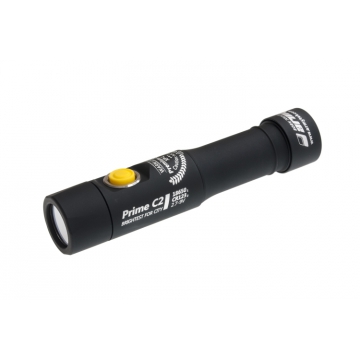 Svítilna Armytek Prime C2 v3 XP-L / Teplá bílá / 1116 lm (1.3h) / 169m / 6 režimů / IP68 / Li-Ion 18650 / 56gr