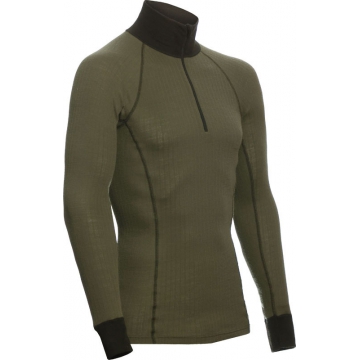 ZIP Polo-krční triko TERMO Original (lehké)  / -5°C +20°C / 120 g/m2 Green XXL