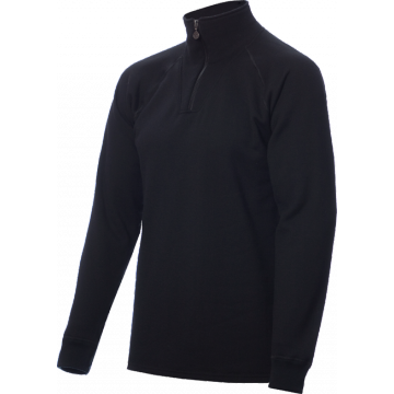 ZIP Polo-krční triko TERMO Original (vlna, těžké) Black S, XL