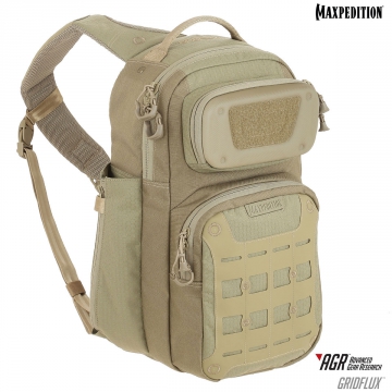 Batoh přes rameno Maxpedition GRIDFLUX (GRF) AGR / 18L / 30x23x46 cm Tan