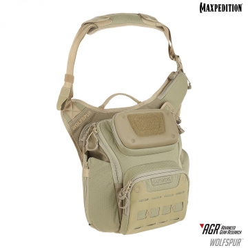 Brašna přes rameno Maxpedition WOLFSPUR (WLF) / 11L / 33x28x18 cm Tan