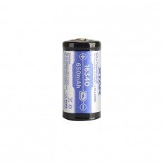 XTAR 16340 650mAh Dobíjecí, chráněné baterie