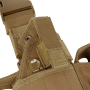 Taktické stehenní pouzdro na pistole Viper Tactical  (VHADJ) Coyote