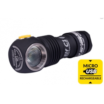 Čelovka Armytek Elf C1 XP-L Magnet USB / Studená bílá / 1050lm (40min) / 106m / 6 režimů / IP68 / Včetně 1 x Li-ion 18350 / 62gr