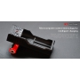 Nabíječka USB Klarus K1 pro Li-ion：26650 22650 18650 18490 18350 17670 17500 16340 14500 10440 16340 / Ni-MH/Ni-Cd：AA AAA AAAA C / LiFePO4