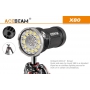 Svítilna Acebeam X80  / Bílá+RGB+UV / 25000lm (1m+1.3h) / 332m / 11 režimů / IPx8 / Včetně Li-Ion 4*18650 / 330gr