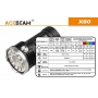 Svítilna Acebeam X80  / Bílá+RGB+UV / 25000lm (1m+1.3h) / 332m / 11 režimů / IPx8 / Včetně Li-Ion 4*18650 / 330gr