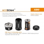 Svítilna Acebeam X80  / Bílá+RGB+UV / 25000lm (1m+1.3h) / 332m / 11 režimů / IPx8 / Včetně Li-Ion 4*18650 / 330gr