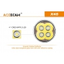 Svítilna Acebeam X45 / 6500K / 18000lm (3m+1.1h) / 622m / 7 režimů / IPx8 / Včetně Li-Ion 4*18650 / 535gr