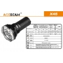 Svítilna Acebeam X45 / 6500K / 18000lm (3m+1.1h) / 622m / 7 režimů / IPx8 / Včetně Li-Ion 4*18650 / 535gr