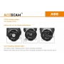 Svítilna Acebeam X65 / Studená bílá / 12000lm (1h) / 1301m / 7 režimů / IPx8 / Včetně Li-Ion 6800mAh baterie / 1290gr