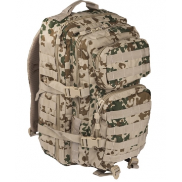 Batoh MilTec US Assault L / 36L / 51x29x28cm Tropical Camo