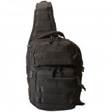 Batoh přes rameno MilTec Assault S / 10L / 30x22x13cm Black