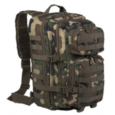 Batoh přes rameno MilTec Assault L / 29L / 48x33x27cm WoodLand
