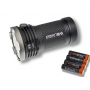 UV-Svítilna Acebeam X80-UV / UV 365nm +Studená bíla / 10000lm (2min+2.5h) / 224m / 7 režimů / Včetně 4xLi-Ion 18650 / 330gr