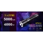 Svítilna Klarus XT21X USB / Studená bílá / 4000lm (1.2h) / 316m / 7 režimů / IPx8 / včetně 21700 Li-Ion / 158gr