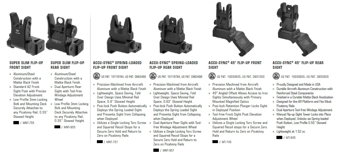 Iron sights