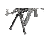Bipod UTG QD Super Duty na Picatinny a na otočný čep, výška 8.0
