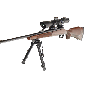 Bipod UTG QD Super Duty na Picatinny a na otočný čep, výška 8.0