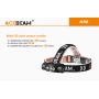 Čelovka Acebeam H50 USB  / CRI≥90 / 1210lm (2.4h) / 121m / 6 režimů / IPx8 / Li-ion 18650 / 62g