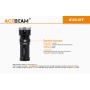 Svítilna Acebeam K30-GT / Bílá / 5500lm (1.4h) / 1024m / 7 režimů / IPx8 / 3x Li-Ion 18650 / 336gr