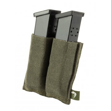 Elastická sumka MOLLE na zásobníky do pistole Viper Tactical Double Pistol Mag Plate Green