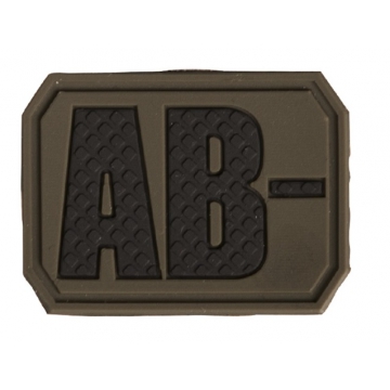 Nášivka na suchý zip MilTec AB- OD Green / 3,8x2,8cm