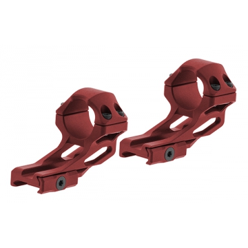 Montáž pro optiku 1" na Picatinny - UTG AIR122 AccuSync High (červená) / Offset 37mm
