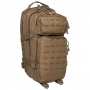 Batoh MFH US Assault I Laser / 30L / 23x44x24cm Coyote Tan