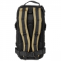 Batoh MFH Assault-Travel Laser / 30L / 23x44x18cm black-coyote tan