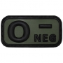 Nášivka na suchý zip MFH 0- OD-Green / 5x2,5cm
