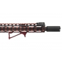 Rukojeť UTG Ultra Slim Angled Foregrip M-LOK (MT-AFGM01R) Red