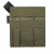 Oraganizér na suchý zip Helikon INSERT M / 12x14cm OD Green